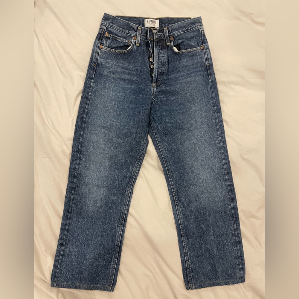 Agolde 90’s pinch waist jeans, worn once.